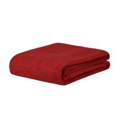 Manta Casal Cobertor Coberta Microfibra Soft Vermelho - Sultan, Sultan