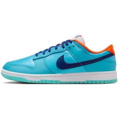 Nike Tênis masculino Dunk Low, Azul báltico/azul royal profundo, 42