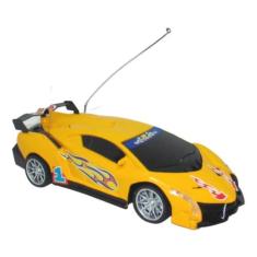 Carro De Controle Remoto C/ Aerofólio Possantes Pro Turbo 7 Funções Am