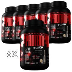 6x Protein Fusion Whey Isolate 900g - Kit Atacado Cx Fechada-Unissex