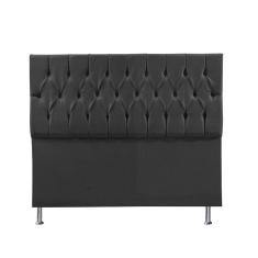 Cabeceira Solteiro 0,90m Madrid Suede Cinza Dal Poz