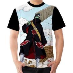 Camiseta Camisa Personalizada Kisame Akatsuki Naruto 3