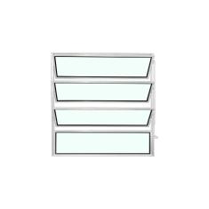 Vitro Basculante Branco 80 X 80 Vidro Liso