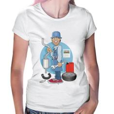 Baby Look Mecânico - Foca na Moda, Branco, GG