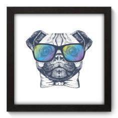Quadro Decorativo - Pug - 22cm x 22cm - 010qnsap