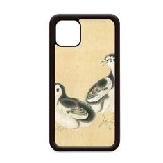 pintinhos para alimentar com pintura chinesa para iPhone 12 Pro Max Capa para Apple Mini Mobile Case