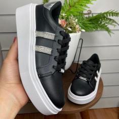 Tênis Plataforma Strass Vizzano