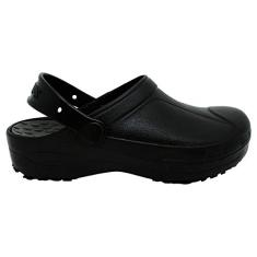 Babuche Unissex Profissional SoftWorks Com Palmilha Antiderrapante Trabalho EPI C.A. 37.213 EVA BB90 - Preto/Grafite