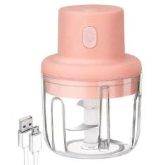 Mini Processador Triturador Alimentos Elétrico Usb Portátil - MOR