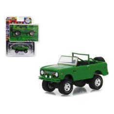 Miniatura Jeep Ford Bronco BFgoodrich 1971 Greenlight 1/64, Verde