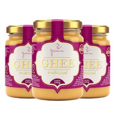 Manteiga Clarificada Ghee Kit Com 3 Frascos De 150G
