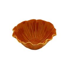VASO DECORATIVO PORCELANA LARANJA 15x7cm
