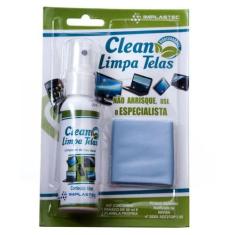 Limpa Telas Clean Implastec 60Ml Com Flanela