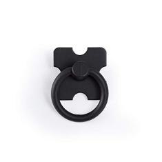 Kit Com 16 Puxador Argola Puxador de gaveta preto
