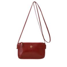 Bolsa Feminina de Couro Mariart 201L, Vermelho