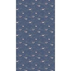 Papel de Parede Vôo Sandra Javera Branco Azul