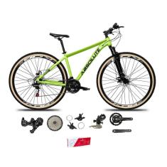 Bicicleta Aro 29 Absolute Nero 5 Kit 2x9 Freio Hidráulico K7 11/40 Pdv 24/38 Susp Trava Pneu Faixa-Unissex