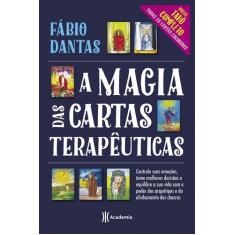 Livro - A magia das cartas terapêuticas (Inclui Tarô completo - cartas