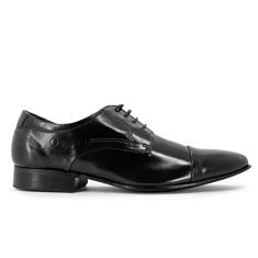 Sapato Com Sola De Couro Metropolitan Caster Preto-Preto-44