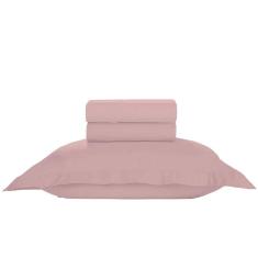 Jogo De Cama Solteiro Liso 300 Fios Nova América