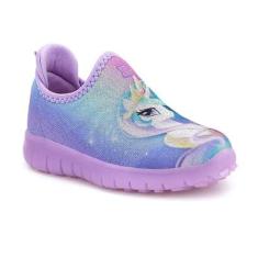 Tênis Novope Infantil Menina Confortável 21259 Sem Cadarço-Feminino