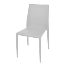 Cadeira Amanda 6606 Em Metal Pvc Branco - 28139 - Sun House