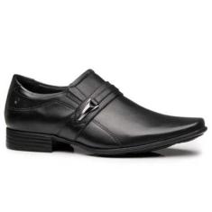 Sapato Social Masculino Fivela Couro Preto Pegada 124776-01-Masculino
