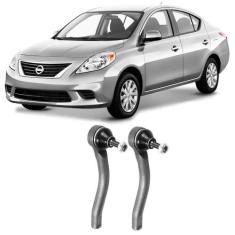 Terminal de Direção Nissan Versa Dianteiro 2011 Até 2017 O Par - Skyll
