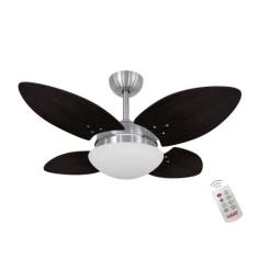 Ventilador Volare Mini Petalo Tabaco 127V e Controle Remoto - CasaH