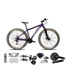 Bicicleta Aro 29 Absolute Nero 5 Shimano Altus 24v K7 Freios Hidráulico Suspensão Trava Pneus Faixa-Unissex