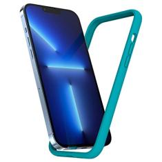 K TOMOTO Capa amortecedora compatível com iPhone 13 Pro Max (6,7 polegadas), capa amortecedora de silicone líquido [absorção de choque] [proteção de borda elevada] [proteção contra quedas] [toque