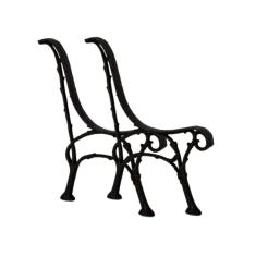 Par Pé de Banco Praça Jardim Rendadão em Ferro Fundido