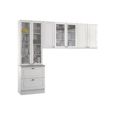 Cozinha Compacta Americana 3 Peças (2 Armários + 1 Paneleiro) CPT10 Br