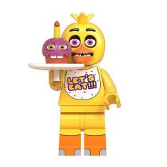 Boneco five nights at freddys fnaf bloco de montar, CHICA