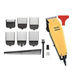 Máquina de Cortar Cabelo Wahl Classic Profissional com 6 Pentes de Cor