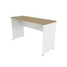 Mesa Reta Corp 25mm 160 Cm Bramov Móveis Branco/carvalho Mel