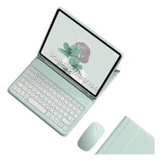 Teclado Redondo + Mouse + Capa Para iPad Air4/5