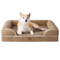Cama ortopédica para cães EHEYCIGA Waterproof Memory Foam Large