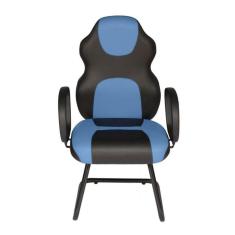 Cadeira Gamer Interlocutor Linha Gamer Racing Azul