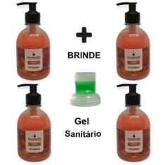 4 Sabonete Líquido Perfumado Grosso Hidratante Corporal Cheiroso 250ml