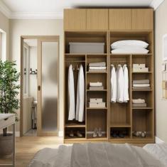 Guarda-roupa Modulado 4 Peças 4 Portas Jade CabeCasa MadeiraMadeira Av