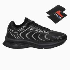 Tênis Masculino Fly Esportivo Academia Caminhada Conforto Dia a Dia + Carteira-Masculino