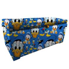 Puff Retangular Baú 80 Pé D Cama Solteiro Porta Brinquedos - Moveis Ag