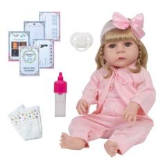 Boneca Reborn Realista Abigail Pijaminha Envio Imediato - Cegonha Rebo