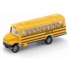 Miniatura Ônibus Escolar Americano (3197) Siku Escala 1/55, Amarelo