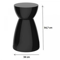 Banqueta Rad Grifit Cinza Mushroom