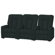 Poltrona Tripla Reclinável Cinema Jetta Verde Escuro Matrix