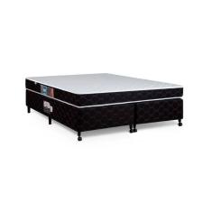 Cama Box + Colchão Castor King Montblanc Double Face