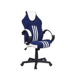 Cadeira Gamer Pelegrin PEL-3005 Azul, Branca e Preta
