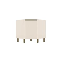 Balcão de Cozinha Canto Oblíquo 1 Porta Connect Henn